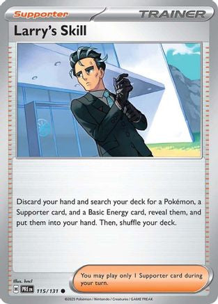 Larry's Skill (115) Reverse Holofoil - Prismatic Evolutions