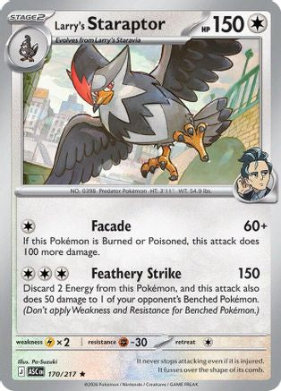 Larry's Staraptor (170) Holofoil - Ascended Heroes