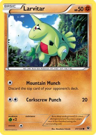 Larvitar (41) Reverse Holofoil - Fates Collide