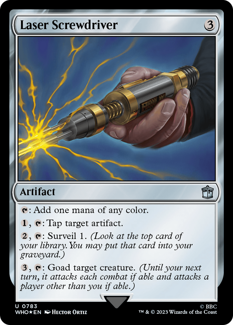 Laser Screwdriver (783) Surge Foil - Doctor Who
