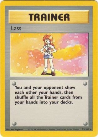 Lass (75) - Base Set