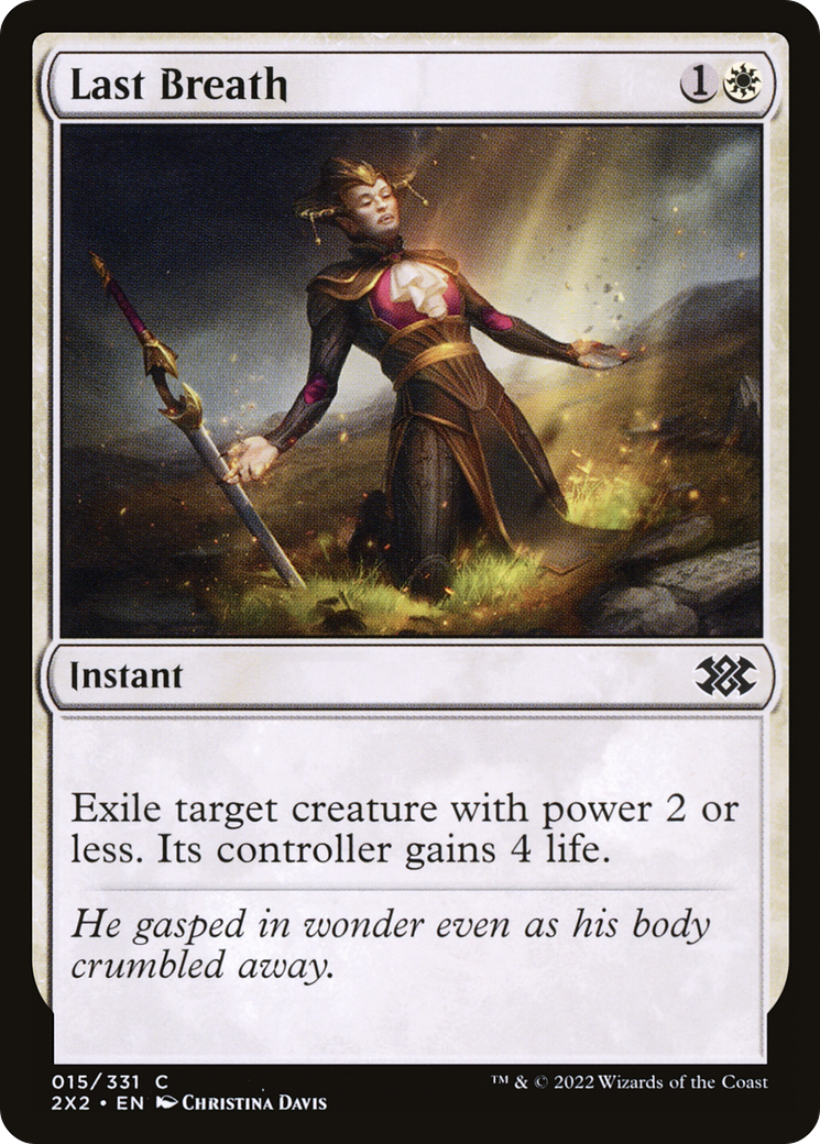 Last Breath (015) Foil - Double Masters 2022