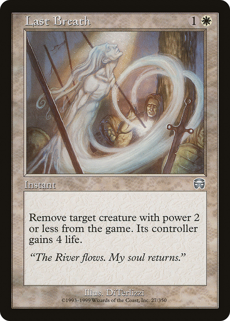 Last Breath (027) Foil - Mercadian Masques
