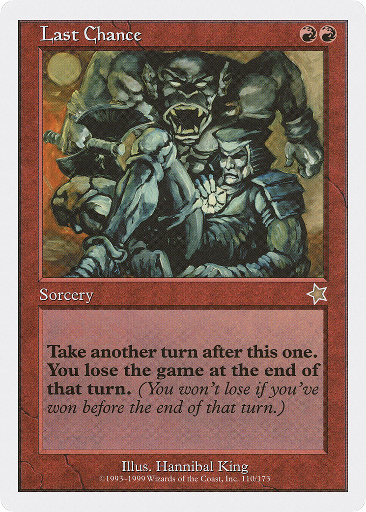 Last Chance (110) - Starter 1999