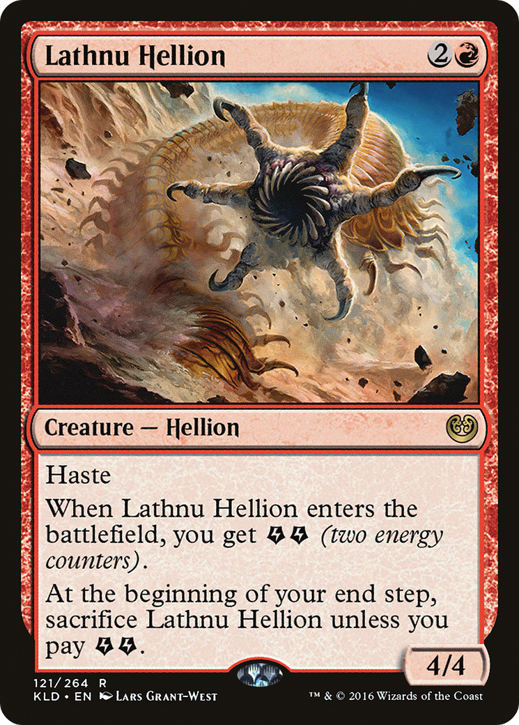 Lathnu Hellion (121) Foil - Kaladesh