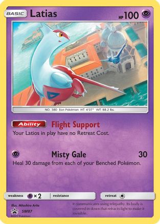 Latias (SM87) Holofoil - Black Star Promos
