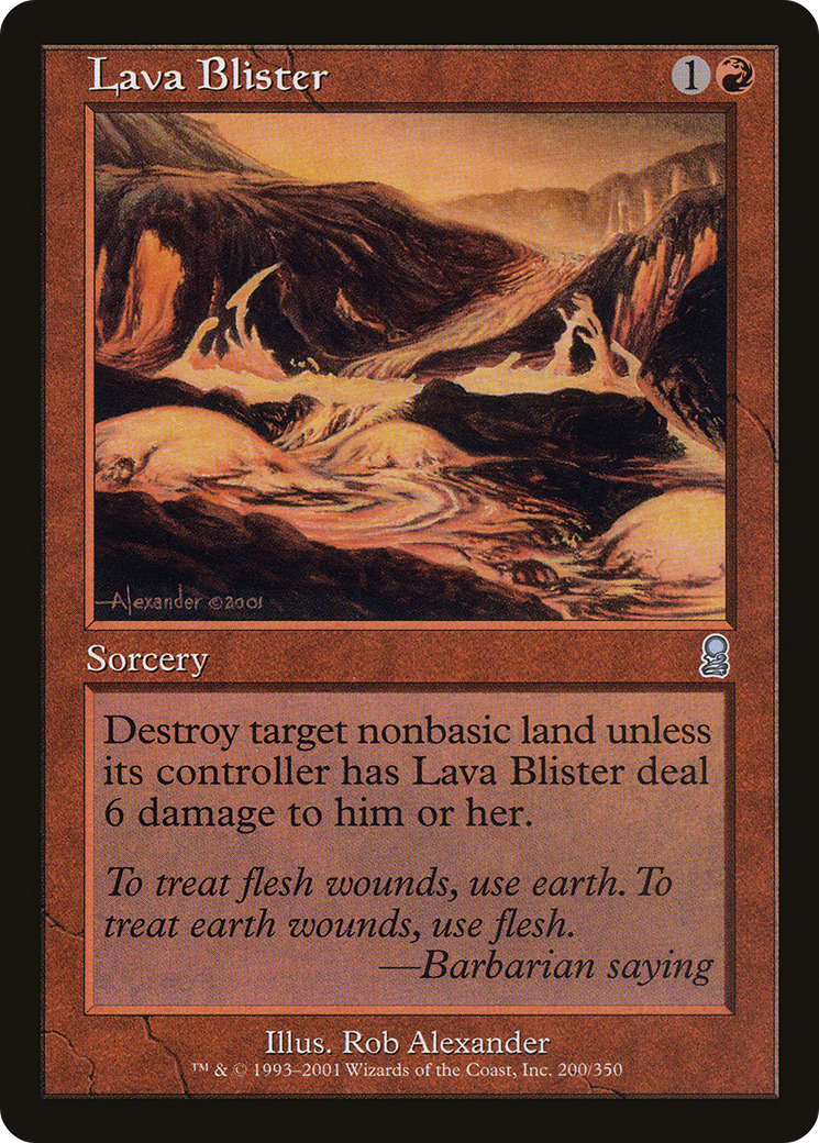 Lava Blister (200) Foil - Odyssey