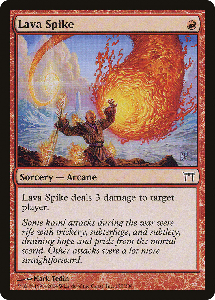 Lava Spike (178) - Champions of Kamigawa