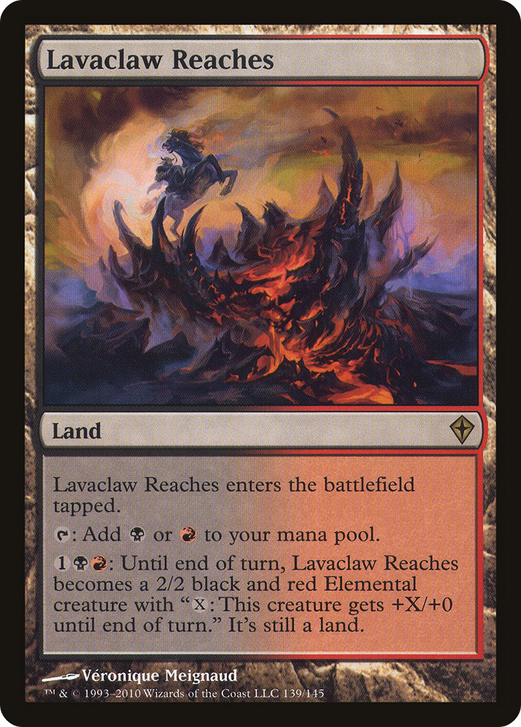 Lavaclaw Reaches (139) Foil - Worldwake