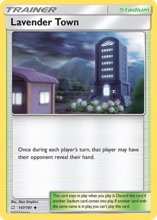 Lavender Town (147) Reverse Holofoil - Team Up
