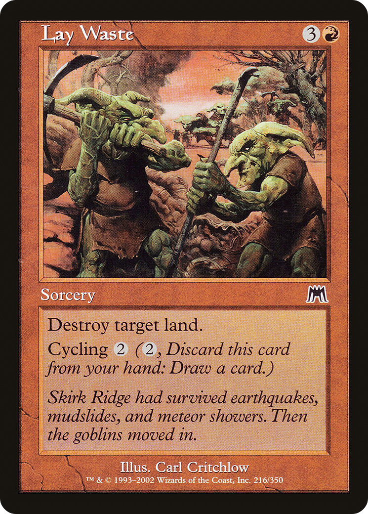 Lay Waste (216) Foil - Onslaught