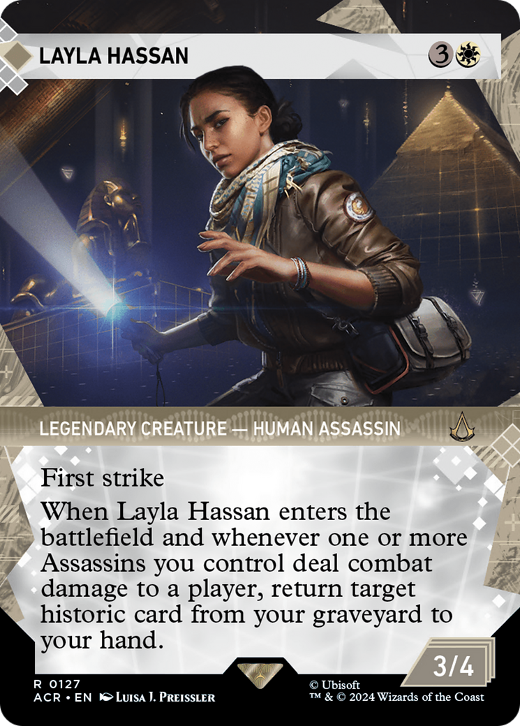 Layla Hassan (Showcase) (127) Foil - Assassin's Creed