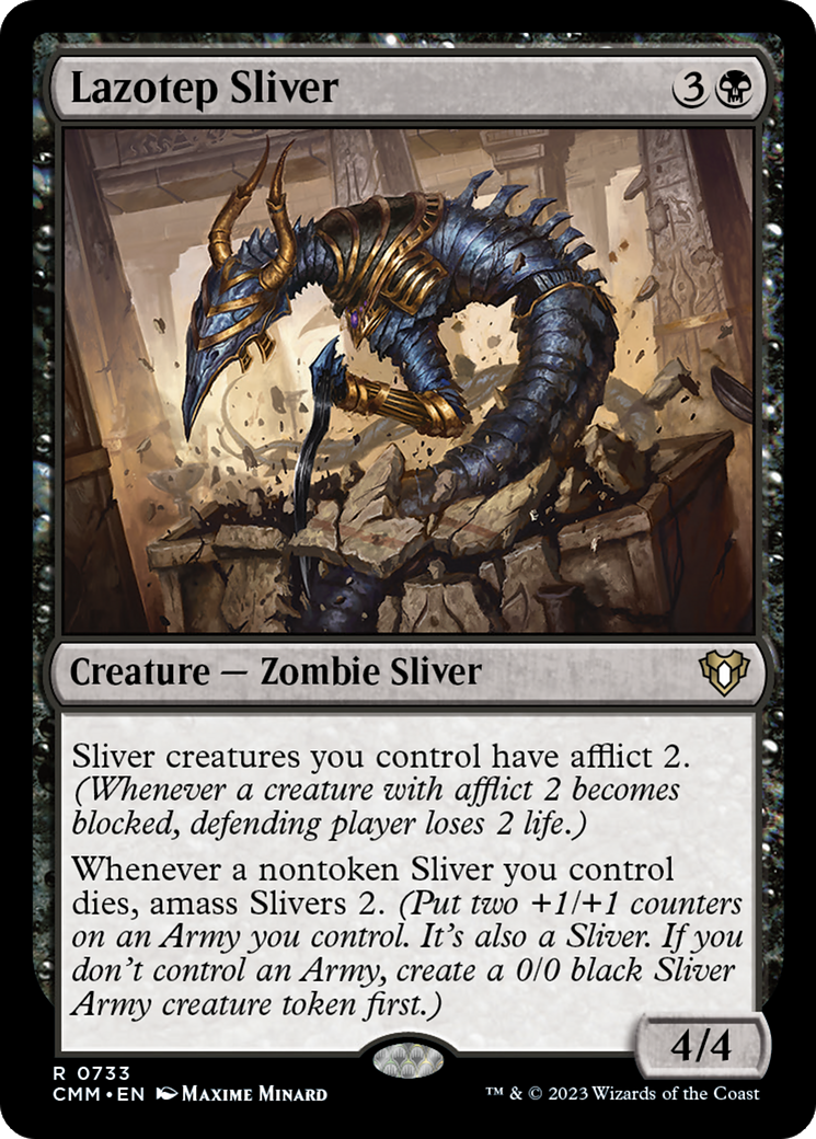 Lazotep Sliver (733) - Commander Masters