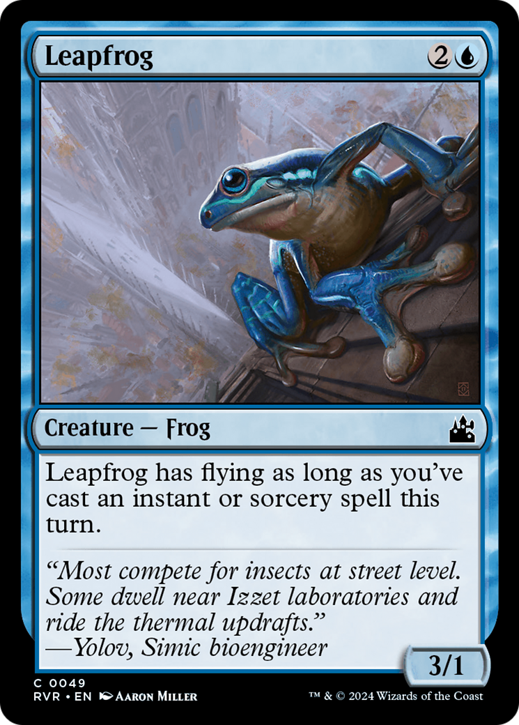 Leapfrog (049) Foil - Ravnica Remastered