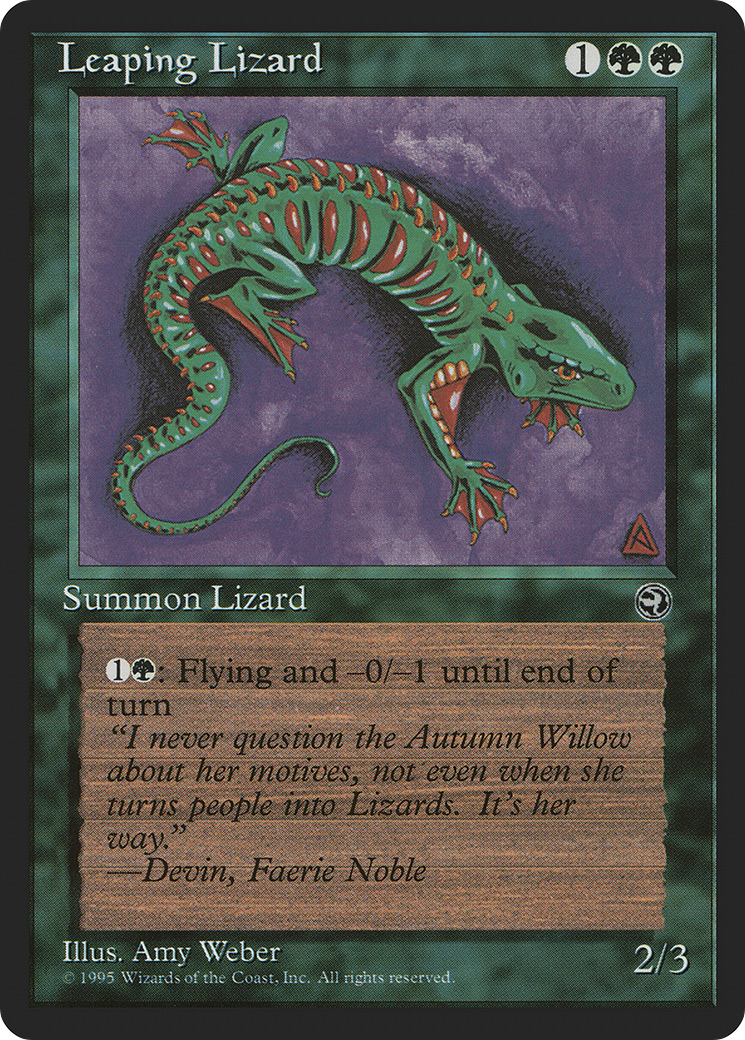 Leaping Lizard - Homelands