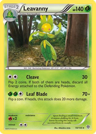 Leavanny (10) Reverse Holofoil - Plasma Storm