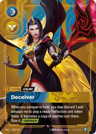 LeBlanc – Deceiver (199) Foil - Unleashed