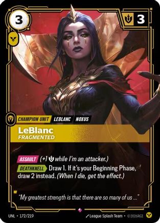 LeBlanc – Fragmented (172) Foil - Unleashed