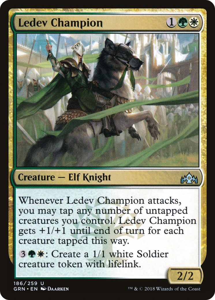 Ledev Champion (186) - Guilds of Ravnica Foil