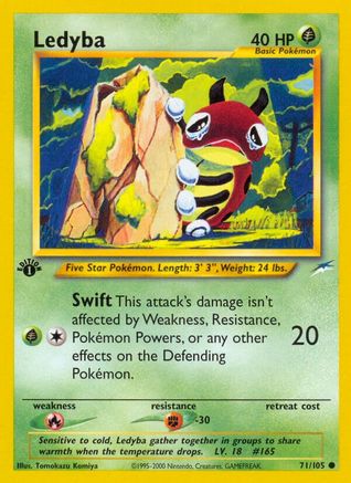 Ledyba (71) (1st Edition) - Neo Destiny