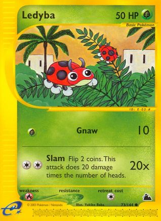 Ledyba (73) Reverse Holofoil - Skyridge