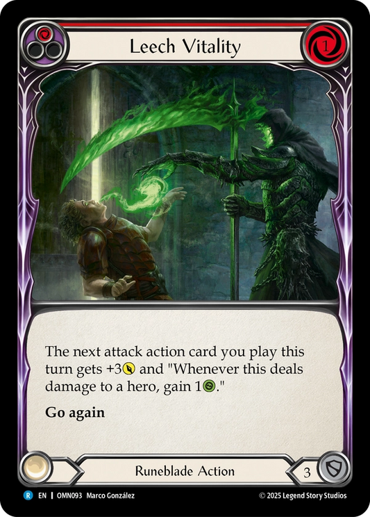 Leech Vitality (OMN093) Rainbow Foil - Omens of the Third Age