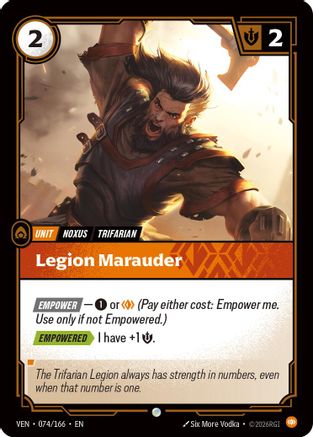 Legion Marauder (074) Foil - Vendetta