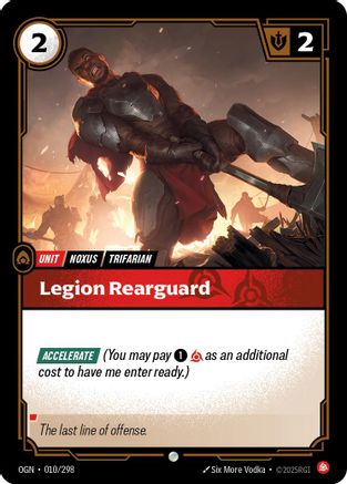 Legion Rearguard (010) Foil - Origins