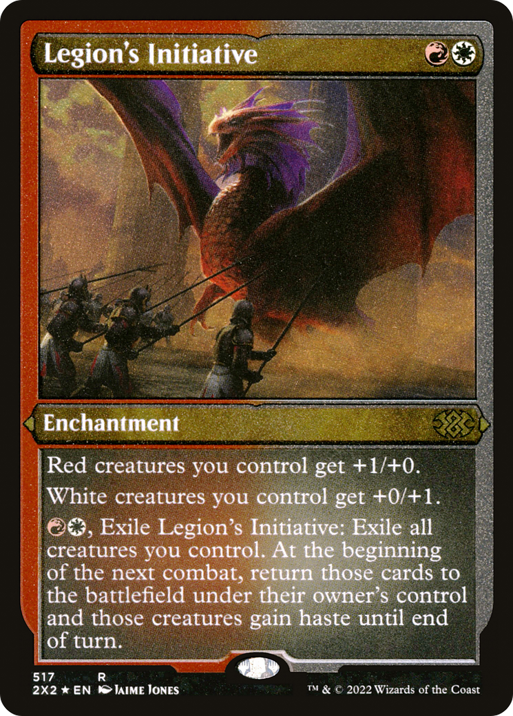 Legion's Initiative (517) Etched Foil - Double Masters 2022