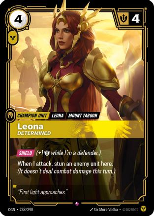 Leona – Determined (238) Foil - Origins