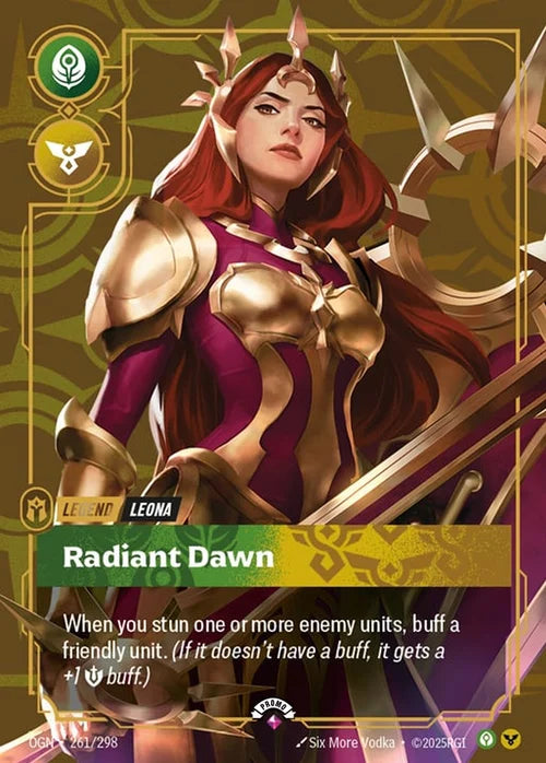 Leona – Radiant Dawn (261) Foil - Riftbound Promotional Cards