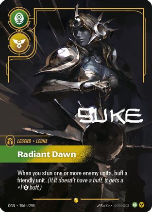 Leona – Radiant Dawn (Signature) (306) Foil - Origins