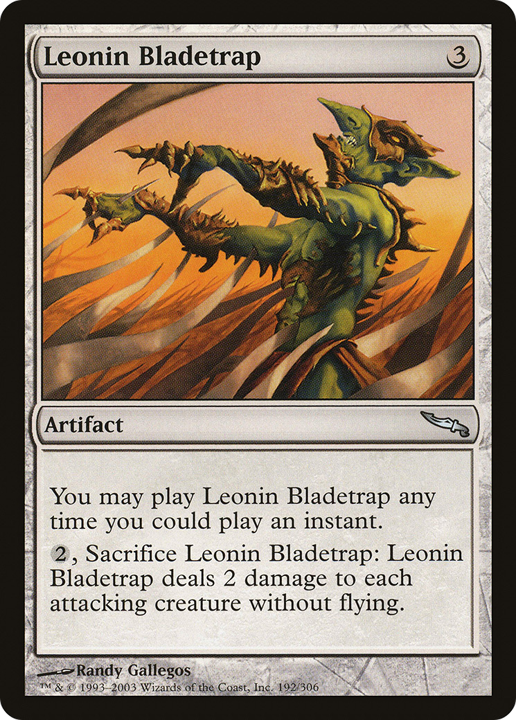 Leonin Bladetrap (192) Foil - Mirrodin