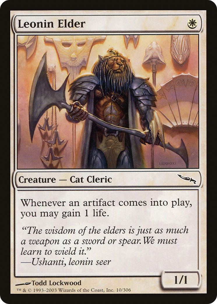 Leonin Elder (010) Foil - Mirrodin