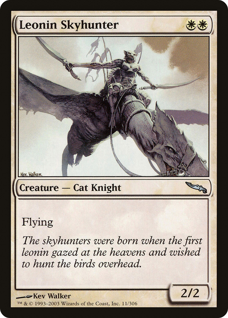 Leonin Skyhunter (011) Foil - Mirrodin