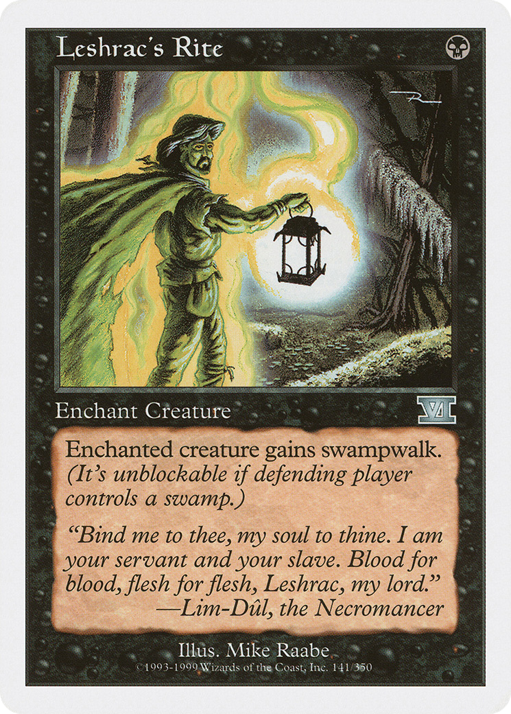 Leshrac's Rite (141) - Classic Sixth Edition