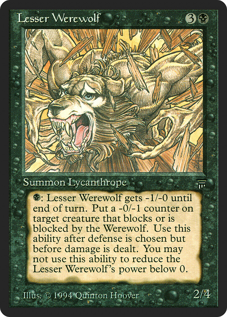 Lesser Werewolf - Legends