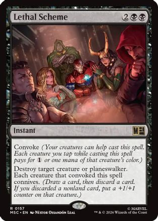 Lethal Scheme (157) Surge Foil - Commander: Marvel Super Heroes