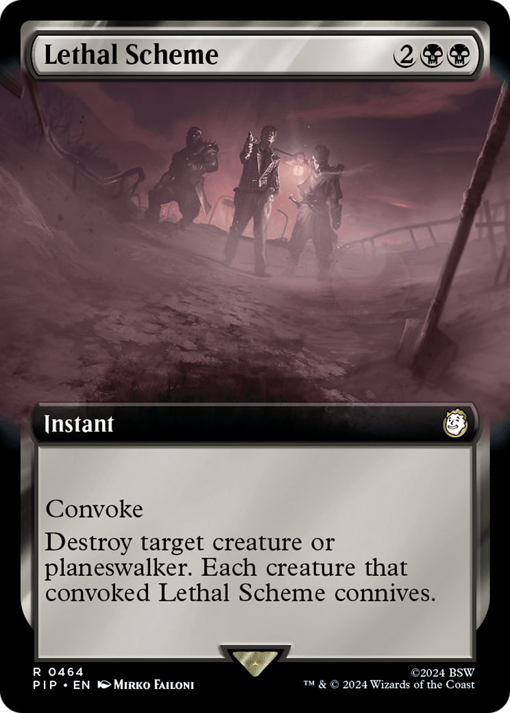 Lethal Scheme (Extended Art) (464) Foil - Fallout