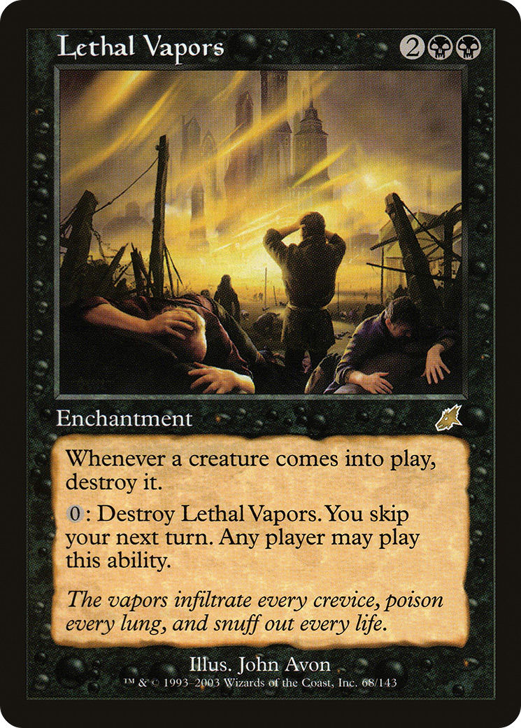 Lethal Vapors (068) Foil - Scourge