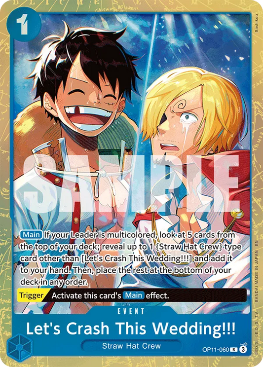 Let's Crash This Wedding!!! (Premium Card Collection -Best Selection Vol.5-) (OP11-060) Foil