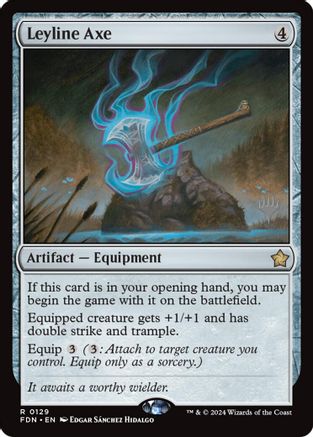 Leyline Axe (Promo Pack) (129) - Lorwyn Eclipsed