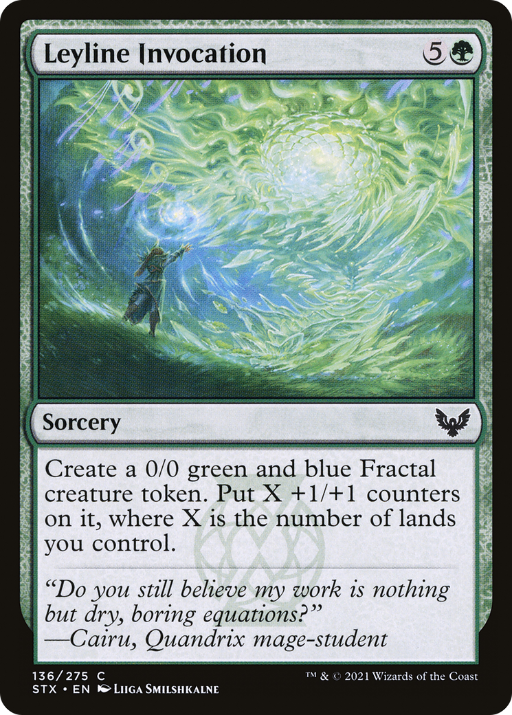 Leyline Invocation (136) - Strixhaven: School of Mages Foil
