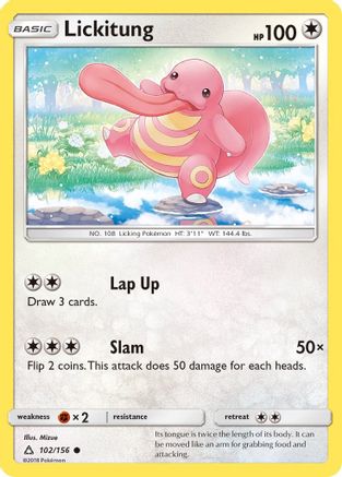 Lickitung (102) Reverse Holofoil - Ultra Prism