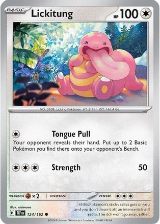 Lickitung (124) Reverse Holofoil - Temporal Forces