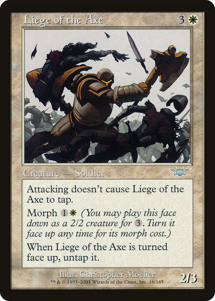 Liege of the Axe (016) Foil - Legions