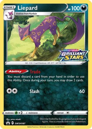 Liepard (SWSH187) Holofoil - Black Star Promos