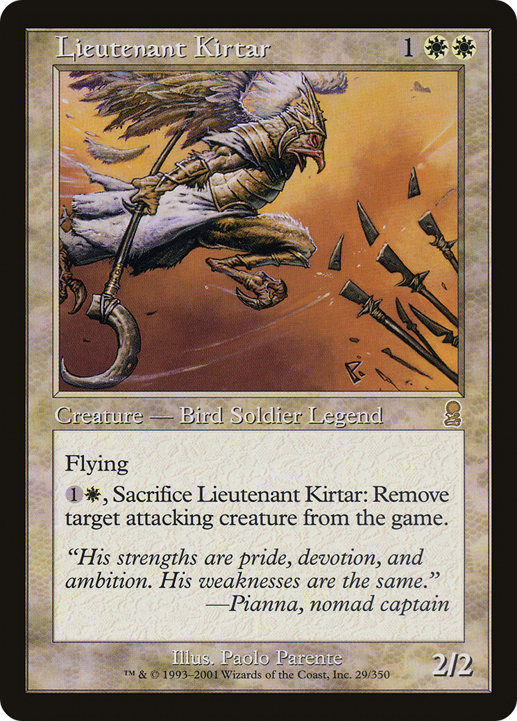 Lieutenant Kirtar (029) Foil - Odyssey