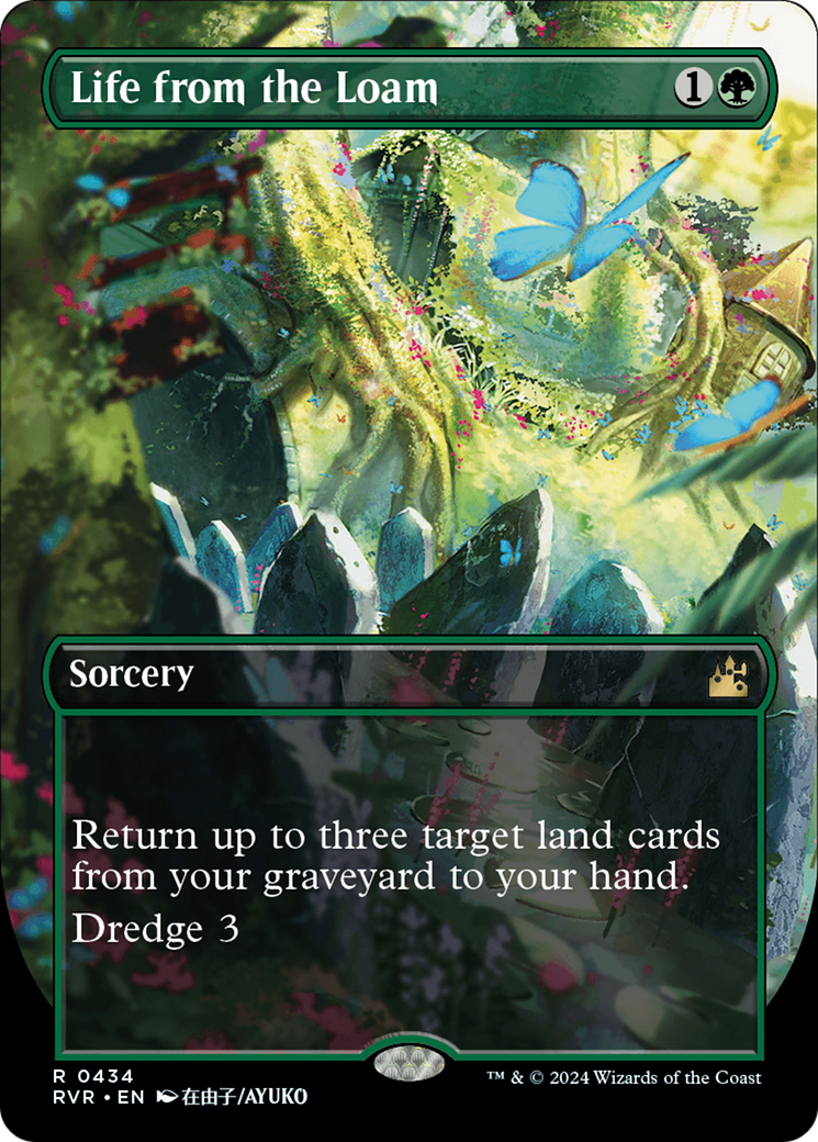 Life from the Loam (Anime Borderless) (434) Foil - Ravnica Remastered