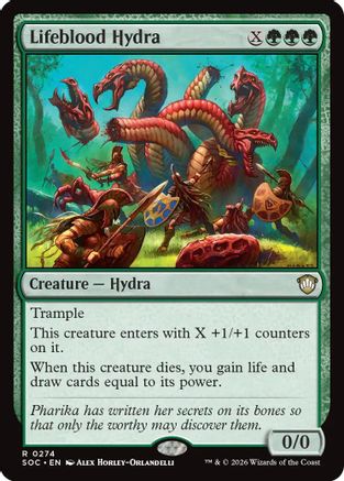 Lifeblood Hydra (274) - Commander: Secrets of Strixhaven
